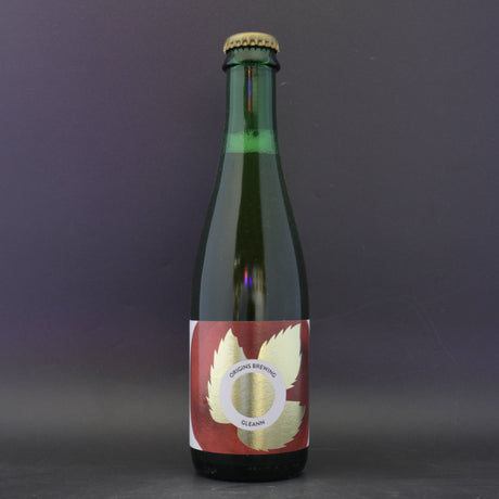 This is a bottle of Fyne Ales - Origins: Gleann - 5.5% (375ml). It is a Wild Ale craft beer available to buy from Ghost Whale, voted London's best craft beer shop.