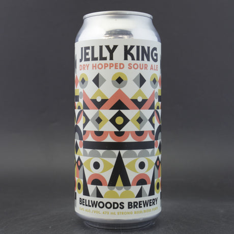 This is a can of Bellwoods - Jelly King - 5.6% (473ml). It is a Sour craft beer available to buy from Ghost Whale, voted London's best craft beer shop.