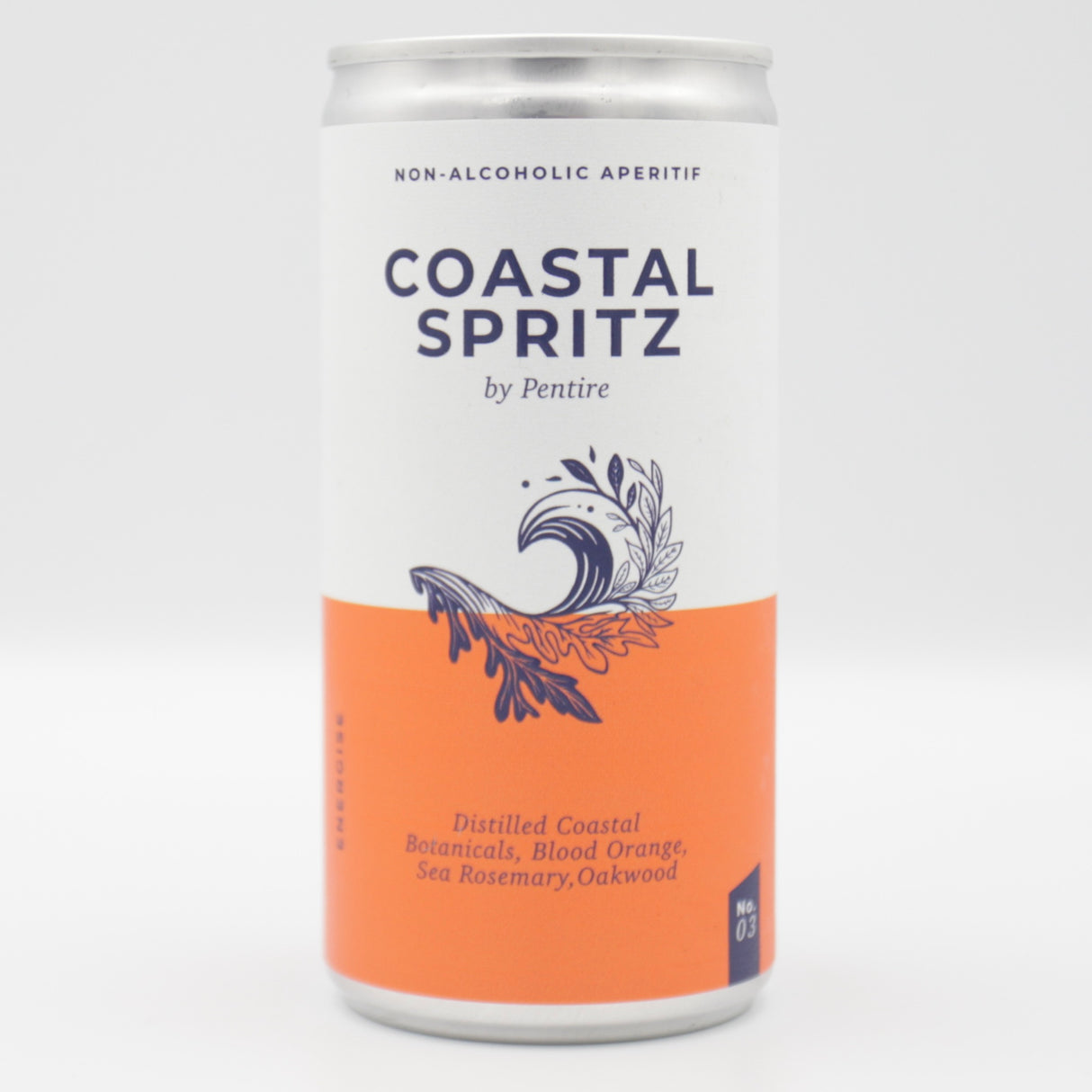 This is a can of Pentire - Coastal Spritz - 0% (200ml). It is a craft cocktail available to buy from Ghost Whale, voted London's best craft beer shop.
