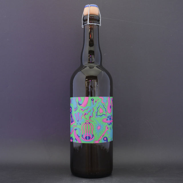 This is a sharing bottle of Omnipollo - Levon XV - 9% (750ml). It is a Belgian Style craft beer available to buy from Ghost Whale, voted London's best craft beer shop.