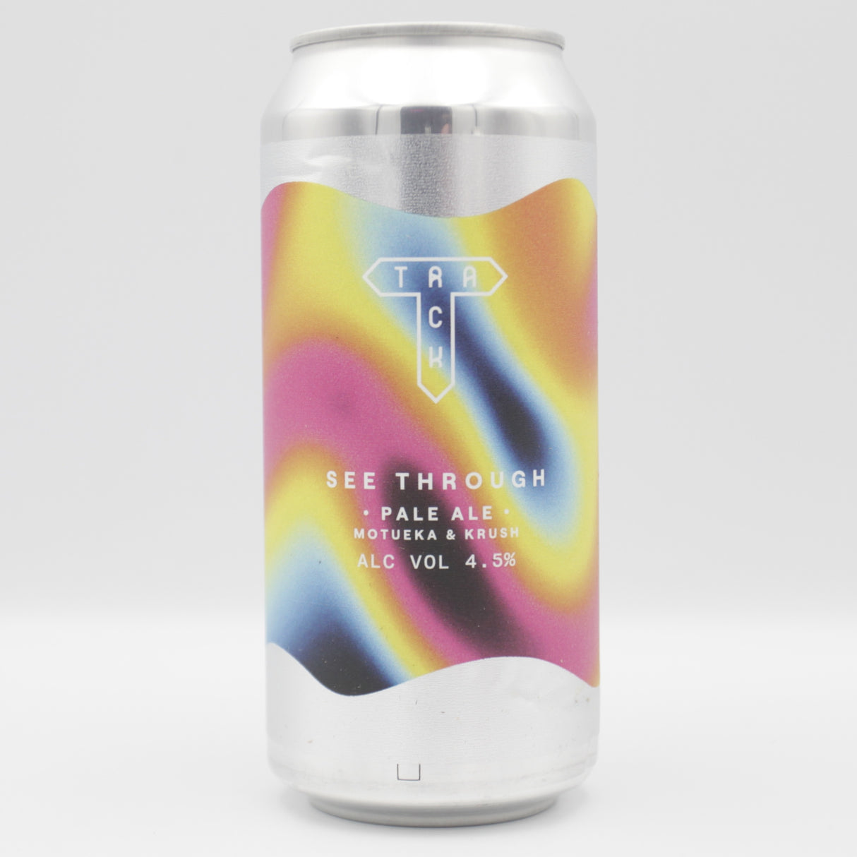 This is a can of Track - See Through - 4.5% (440ml). It is a Pale Ale craft beer available to buy from Ghost Whale, voted London's best craft beer shop.