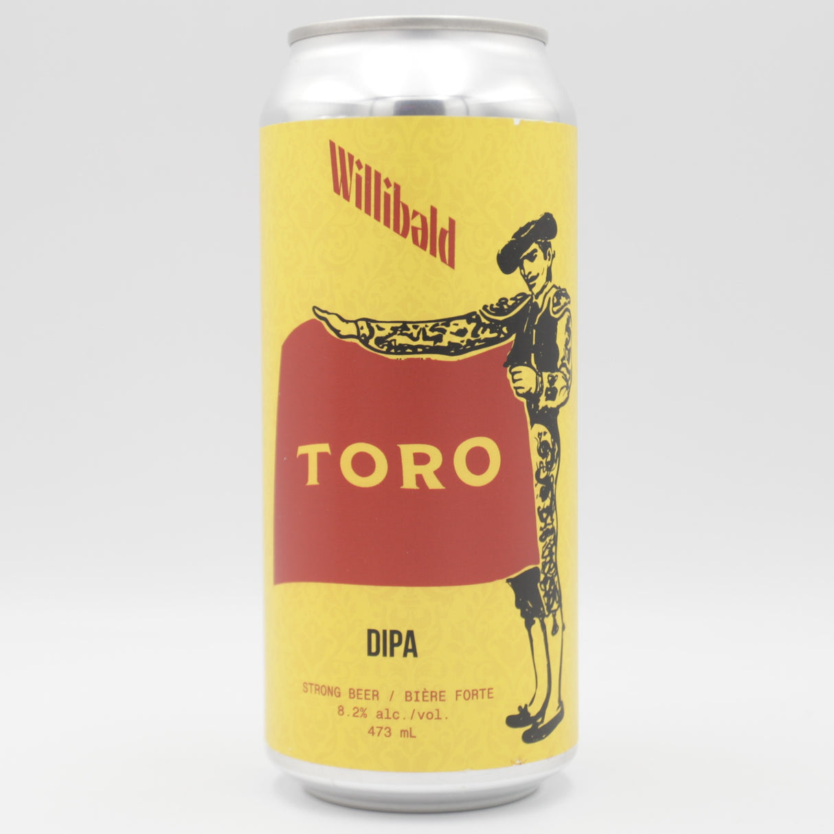 This is a can of Willibald - TORO - 8.2% (473ml). It is a Double IPA craft beer available to buy from Ghost Whale, voted London's best craft beer shop.
