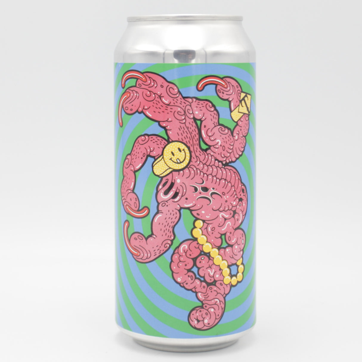 This is a can of Omnipollo / Troon - Late Night Craving - 9% (440ml). It is a Triple IPA craft beer available to buy from Ghost Whale, voted London's best craft beer shop.