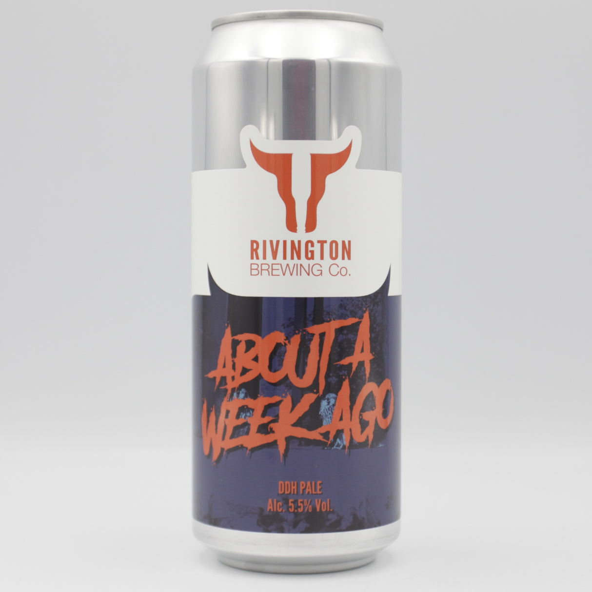 This is a can of Rivington - About A Week Ago - 5.5% (500ml). It is a Pale Ale craft beer available to buy from Ghost Whale, voted London's best craft beer shop.