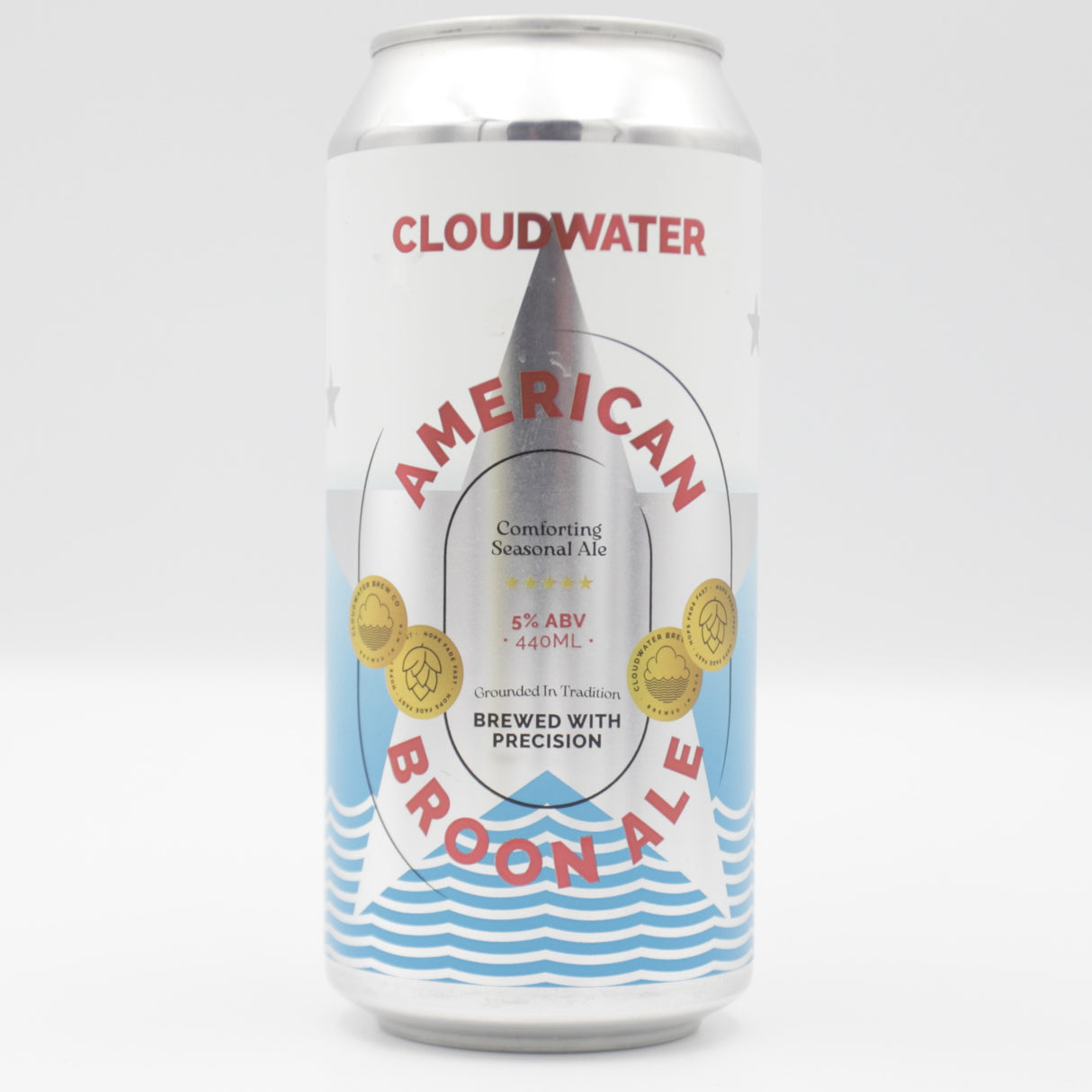 This is a can of Cloudwater - American Broon Ale - 5% (440ml). It is a Brown Ale craft beer available to buy from Ghost Whale, voted London's best craft beer shop.