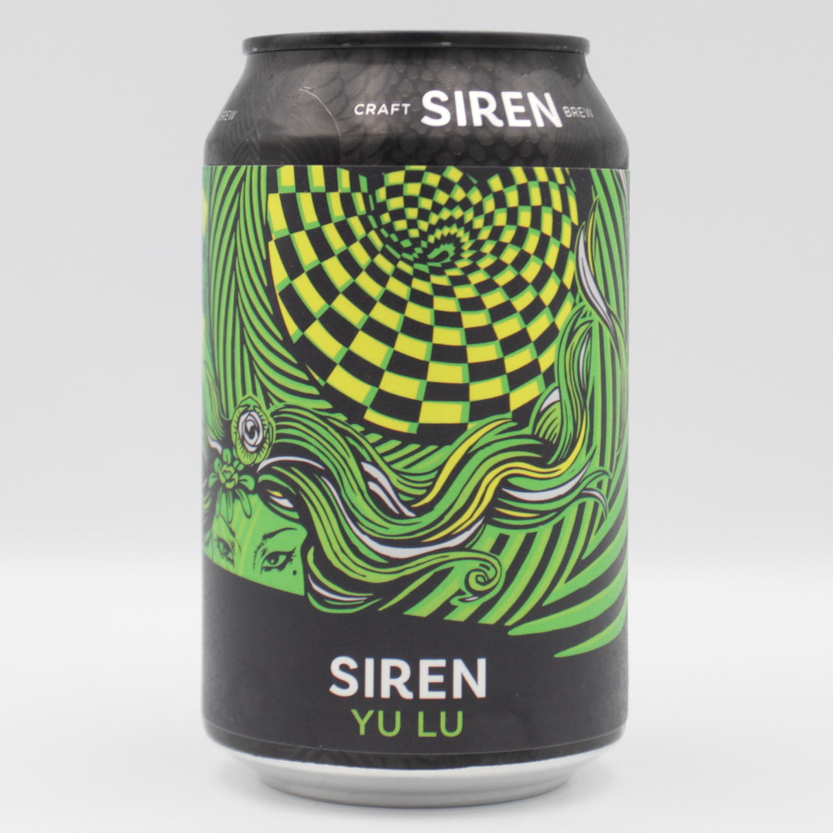 This is a can of Siren - Yulu - 3.6% (330ml). It is a Pale Ale craft beer available to buy from Ghost Whale, voted London's best craft beer shop.