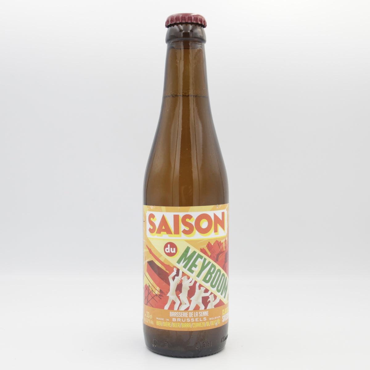 This is a bottle of De la Senne - Saison Du Meyboom - 5.5% (330ml). It is a Saison craft beer available to buy from Ghost Whale, voted London's best craft beer shop.