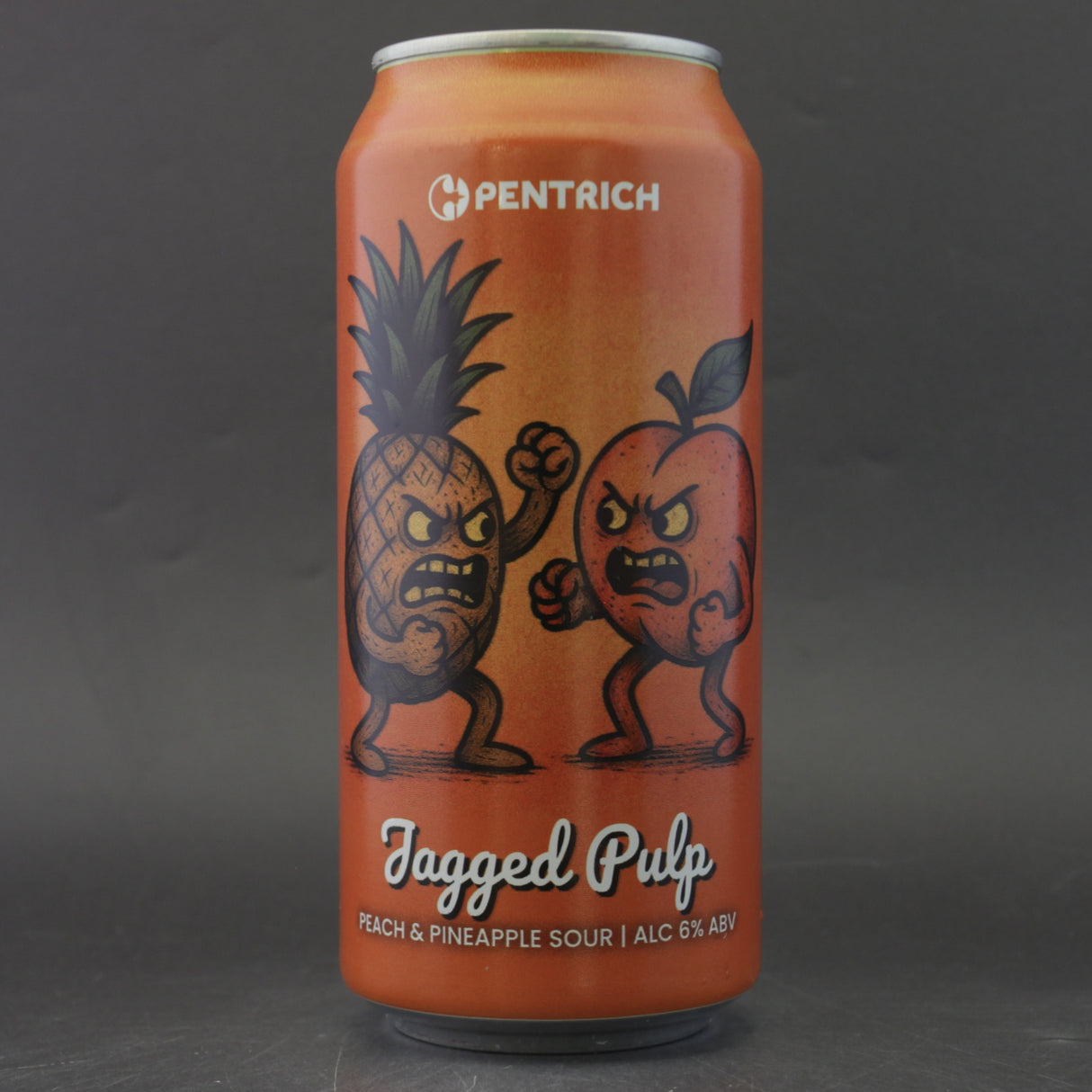 This is a can of Pentrich - Jagged Pulp - 6% (440ml). It is a Sour craft beer available to buy from Ghost Whale, voted London's best craft beer shop.