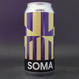 This is a can of SOMA - Mantra - 6% (440ml). It is a IPA craft beer available to buy from Ghost Whale, voted London's best craft beer shop.