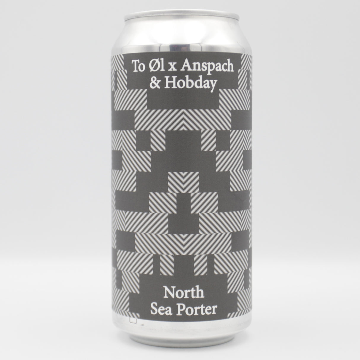 This is a can of To Øl / Anspach & Hobday - North Sea Porter - 6% (440ml). It is a Stout / Porter craft beer available to buy from Ghost Whale, voted London's best craft beer shop.