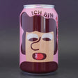 This is a can of Mikkeller - Ich Bin Raspberry - 3.7% (330ml). It is a Sour craft beer available to buy from Ghost Whale, voted London's best craft beer shop.