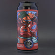 This is a can of Amundsen - Uncle Pops: Raspberry Christmas Float - 6.5% (440ml). It is a Sour craft beer available to buy from Ghost Whale, voted London's best craft beer shop.