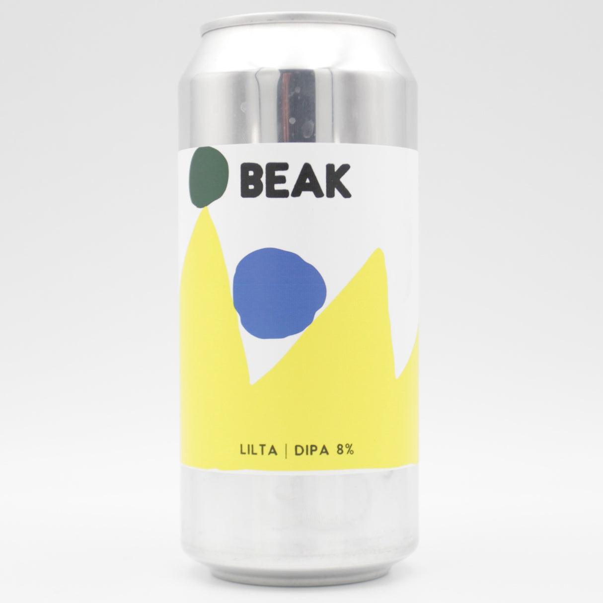 This is a can of Beak - Lilta - 8% (440ml). It is a Double IPA craft beer available to buy from Ghost Whale, voted London's best craft beer shop.