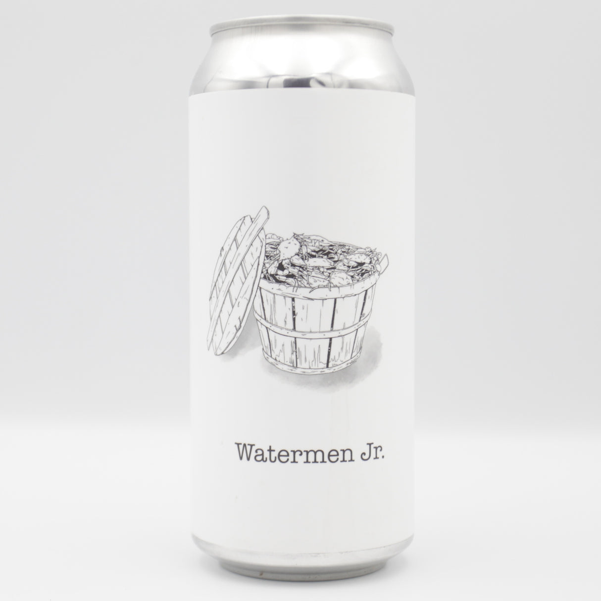 This is a can of RAR Brewing / Fidens - Watermen Jr - 8.5% (473ml). It is a Double IPA craft beer available to buy from Ghost Whale, voted London's best craft beer shop.