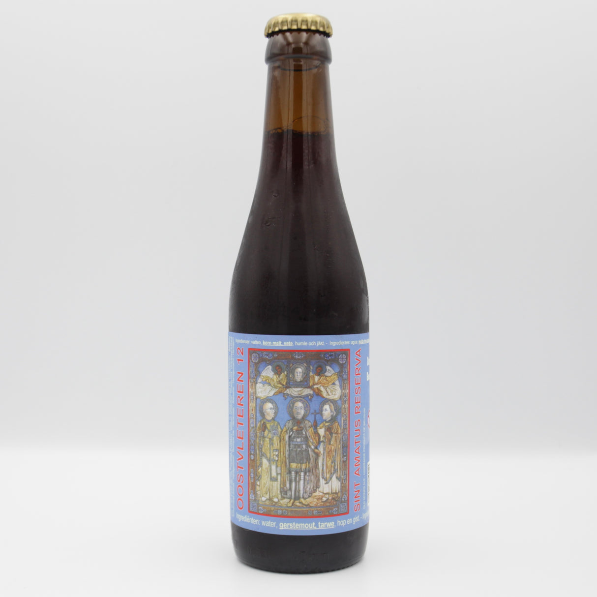 This is a bottle of De Struise - Saint Amatus - 10% (330ml). It is a Imperial Stout / Porter craft beer available to buy from Ghost Whale, voted London's best craft beer shop.