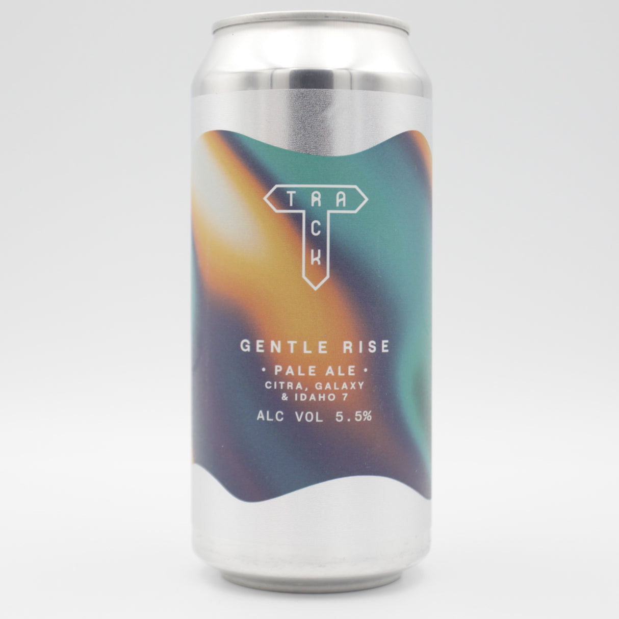 This is a can of Track - Gentle Rise - 5.5% (440ml). It is a Pale Ale craft beer available to buy from Ghost Whale, voted London's best craft beer shop.