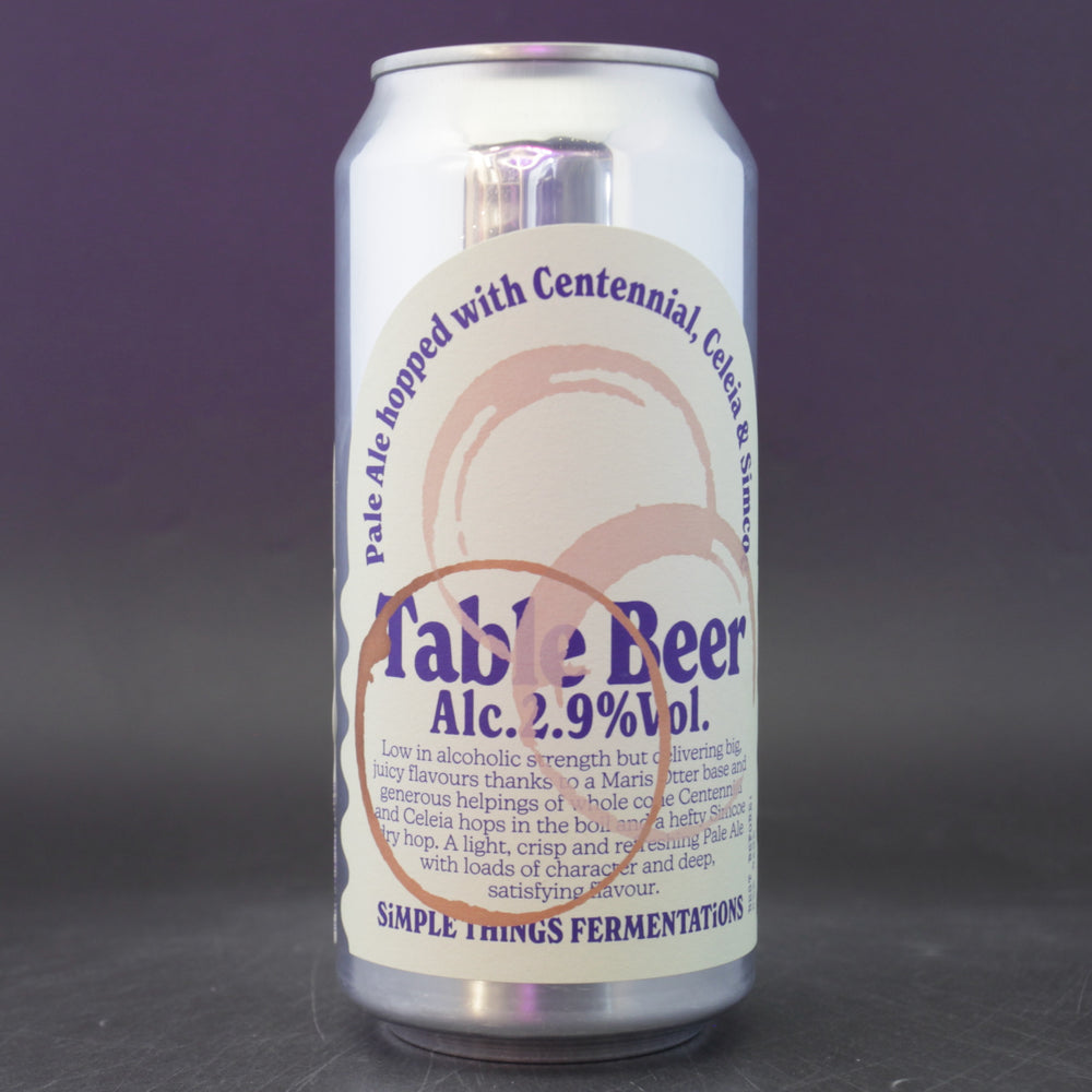 Simple Things Fermentations - Bière de table - 3 % (440 ml)