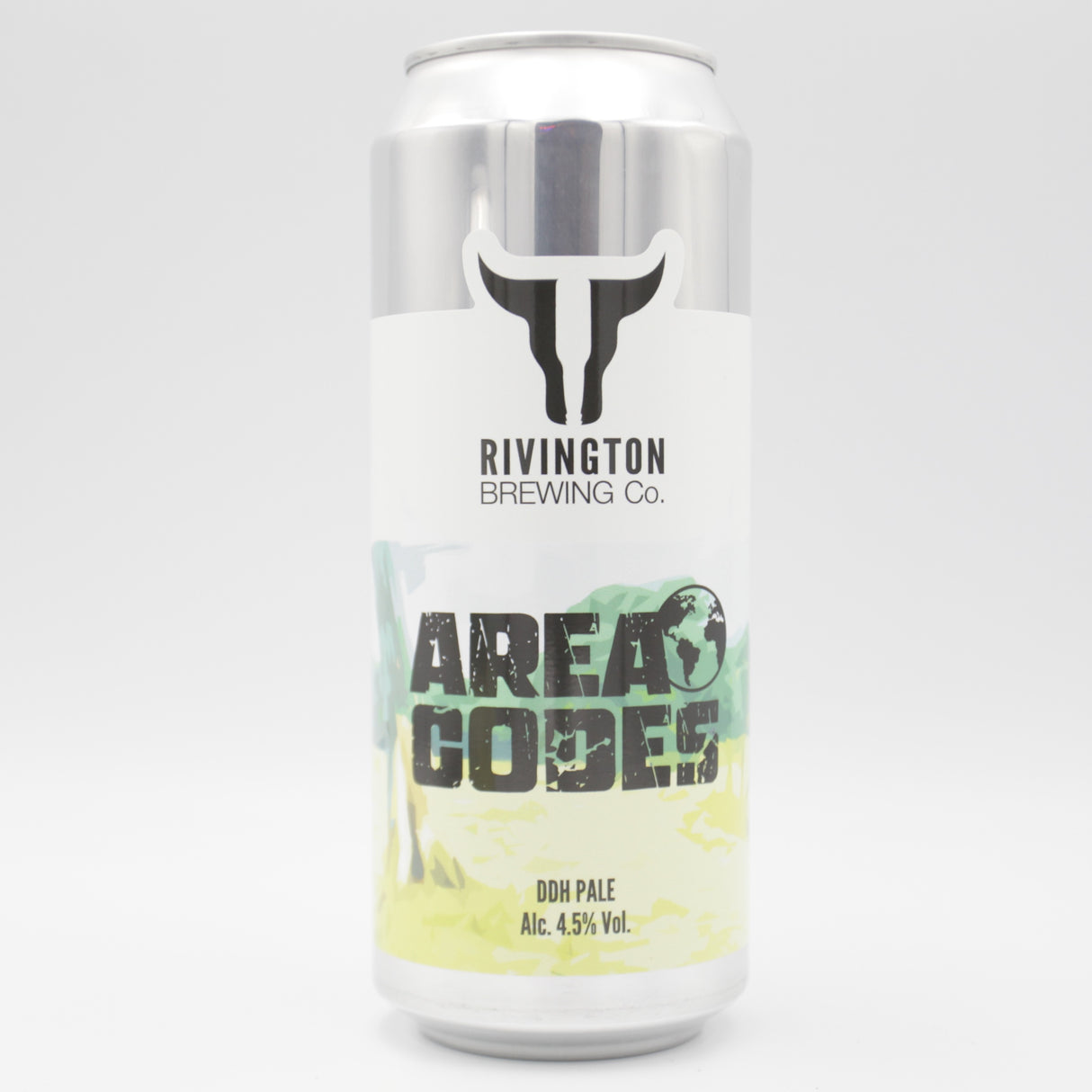 This is a can of Rivington - Area Codes - 4.5% (500ml). It is a Pale Ale craft beer available to buy from Ghost Whale, voted London's best craft beer shop.