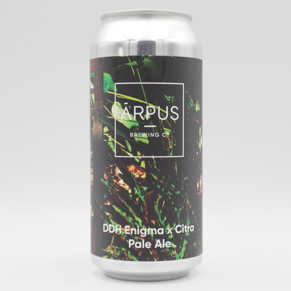 This is a can of Arpus Brewing Co - DDH Enigma x Citra Pale Ale - 5.5% (440ml). It is a Pale Ale craft beer available to buy from Ghost Whale, voted London's best craft beer shop.