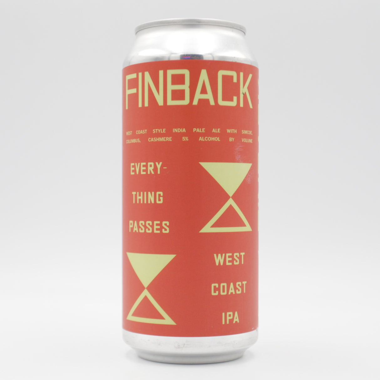 This is a can of Finback - Everything Passes - 5% (473ml). It is a IPA craft beer available to buy from Ghost Whale, voted London's best craft beer shop.