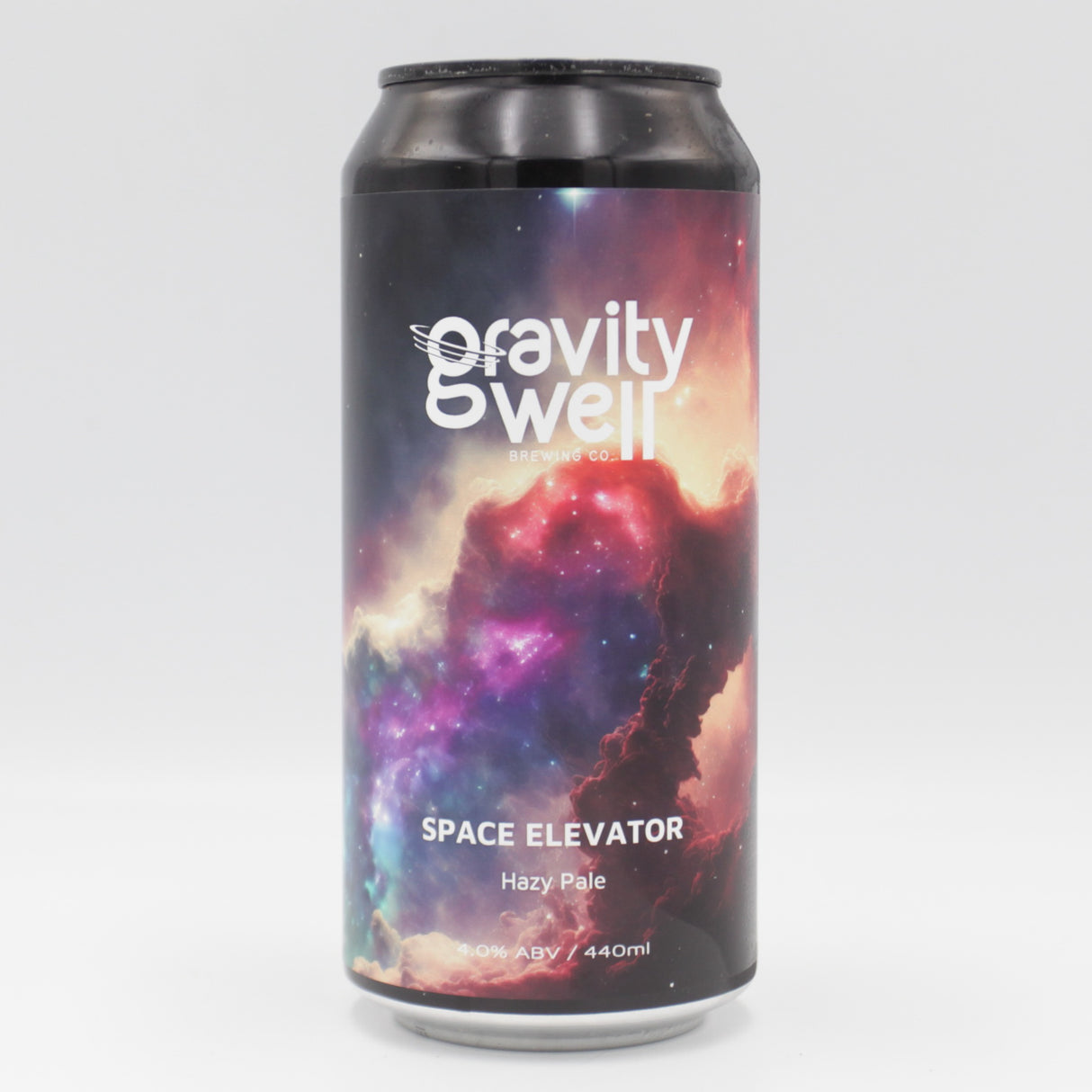 This is a can of Gravity Well - Space Elevator - 4% (440ml). It is a Pale Ale craft beer available to buy from Ghost Whale, voted London's best craft beer shop.