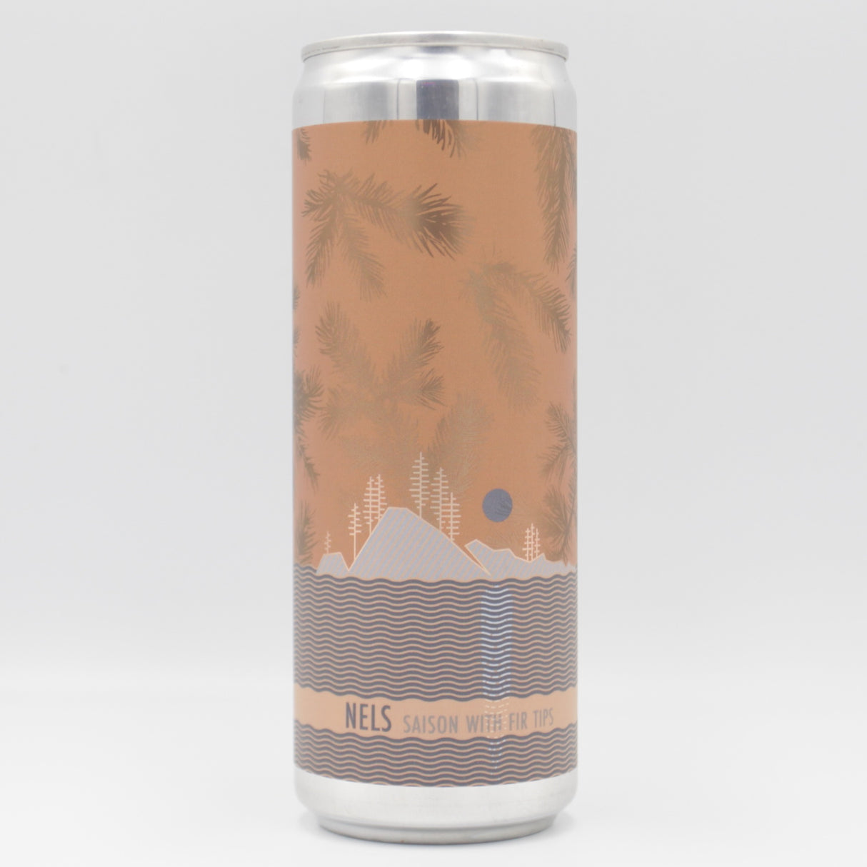 This is a can of Fair Isle - Nels - 5.4% (355ml). It is a Saison craft beer available to buy from Ghost Whale, voted London's best craft beer shop.