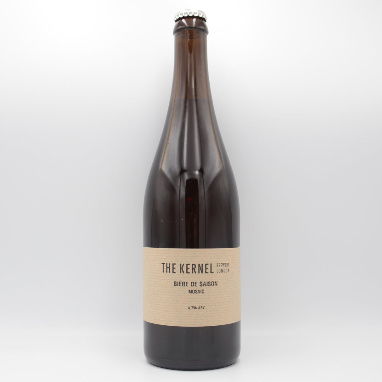 This is a sharing bottle of The Kernel - Biere de Saison: Mosaic - 4.7% (750ml). It is a Saison craft beer available to buy from Ghost Whale, voted London's best craft beer shop.