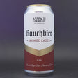 This is a can of Anspach & Hobday - The Rauchbier - 5.5% (440ml). It is a Lager / Pilsner / Kölsch craft beer available to buy from Ghost Whale, voted London's best craft beer shop.