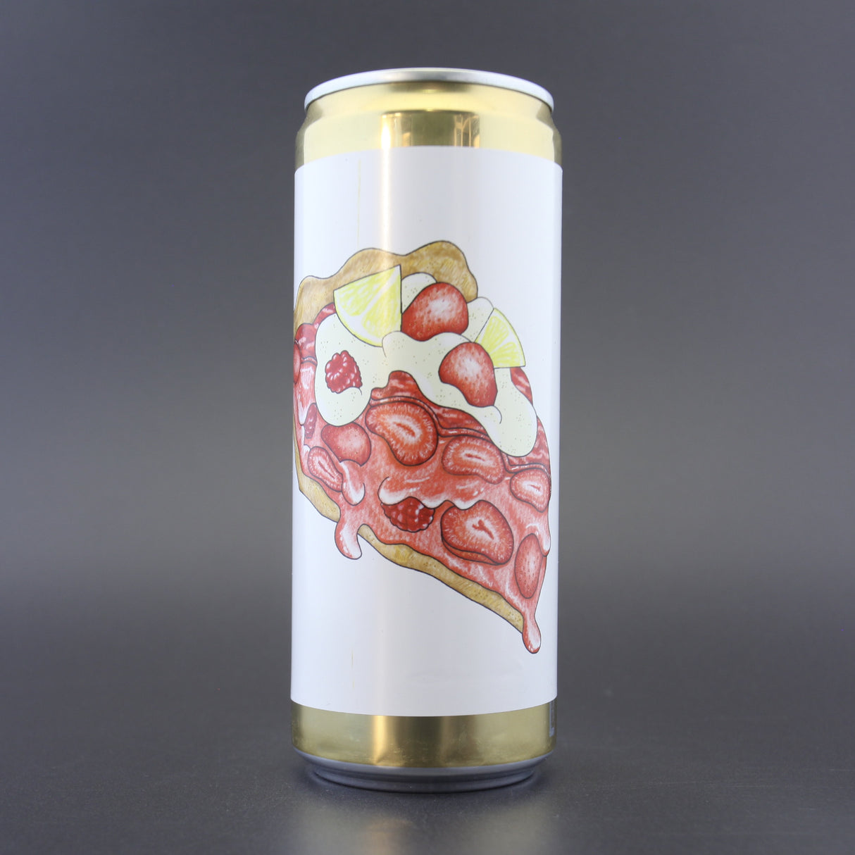 This is a can of Brewski - Strawberry Pie - 4% (330ml). It is a Sour craft beer available to buy from Ghost Whale, voted London's best craft beer shop.