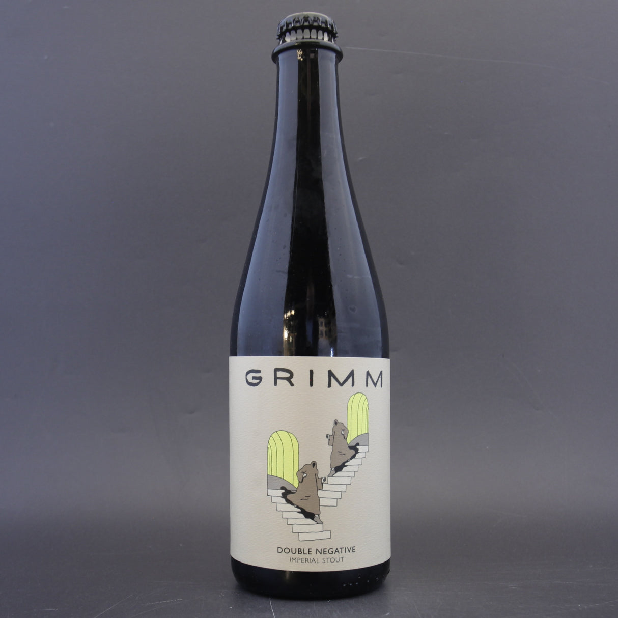 This is a bottle of Grimm Artisanal Ales - Double Negative - 10% (500ml). It is a Imperial Stout / Porter craft beer available to buy from Ghost Whale, voted London's best craft beer shop.