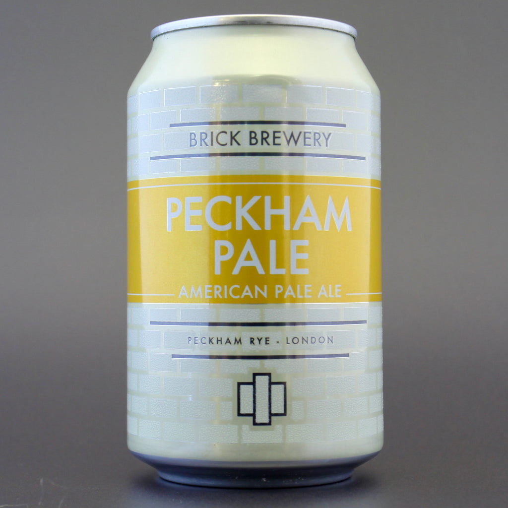 Brick Brewery 'Peckham Pale', a 4.5% craft beer from Ghost Whale.