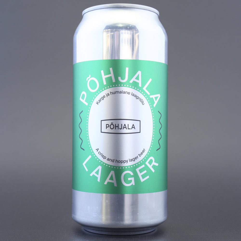 This is a can of Põhjala - Laager - 4.7% (440ml). It is a Lager / Pilsner / Kölsch craft beer available to buy from Ghost Whale, voted London's best craft beer shop.