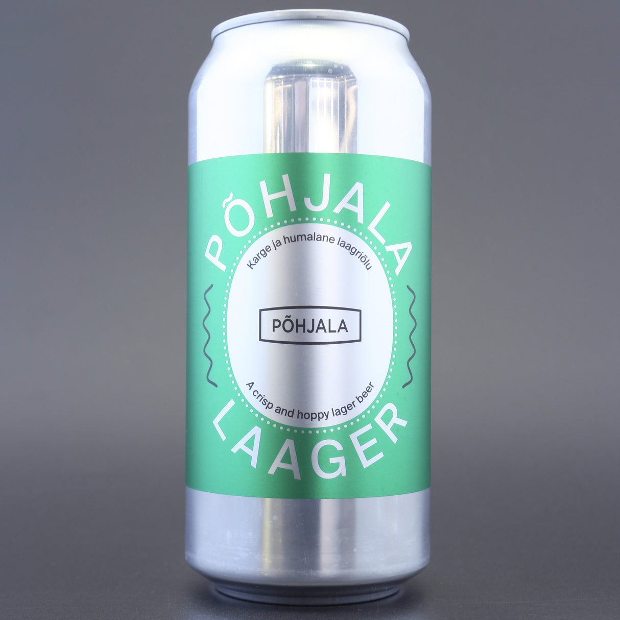 This is a can of Põhjala - Laager - 4.7% (440ml). It is a Lager / Pilsner / Kölsch craft beer available to buy from Ghost Whale, voted London's best craft beer shop.