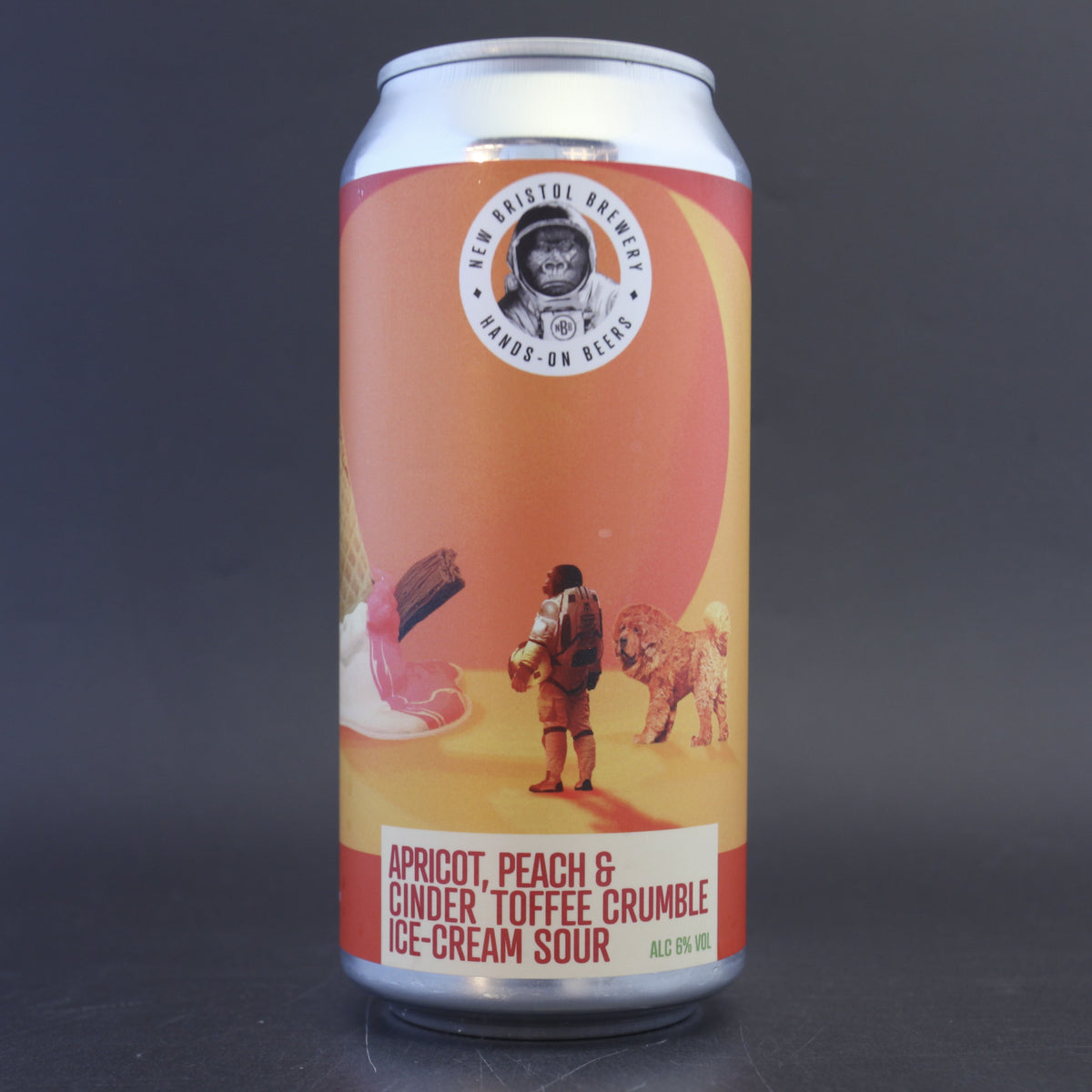 New Bristol Brewery Apricot, Peach & Cinder Toffee Crumble Ice Cream