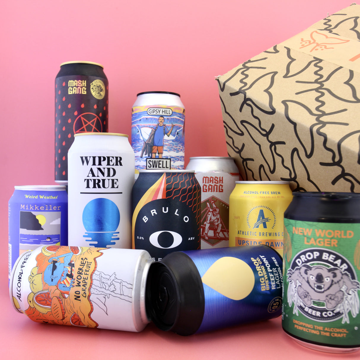 Coffret de sélection de baleines fantômes - Sans alcool