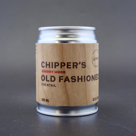 This is a can of Whitebox - Chipper's Old Fashioned - 32.2% (100ml). It is a  craft cocktail available to buy from Ghost Whale, voted London's best craft beer shop.