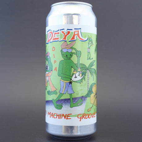 This is a can of DEYA - Sound Machine Groove - 8% (500ml). It is a Double IPA craft beer available to buy from Ghost Whale, voted London's best craft beer shop.