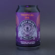 This is a can of Drop Bear - Tropical IPA - 0.5% (330ml). It is a IPA craft beer available to buy from Ghost Whale, voted London's best craft beer shop.