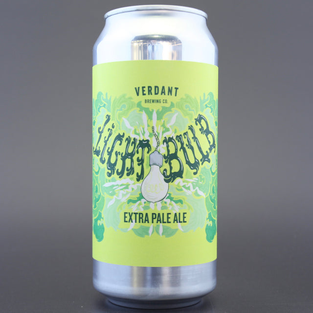 This is a can of Verdant - Lightbulb - 4.5% (440ml). It is a Pale Ale craft beer available to buy from Ghost Whale, voted London's best craft beer shop.