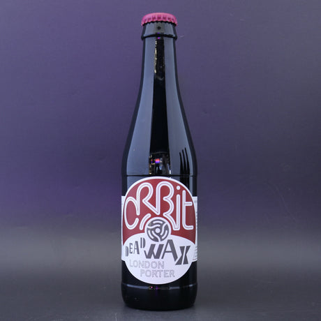 This is a bottle of Orbit - Dead Wax - 5.5% (330ml). It is a Stout / Porter craft beer available to buy from Ghost Whale, voted London's best craft beer shop.
