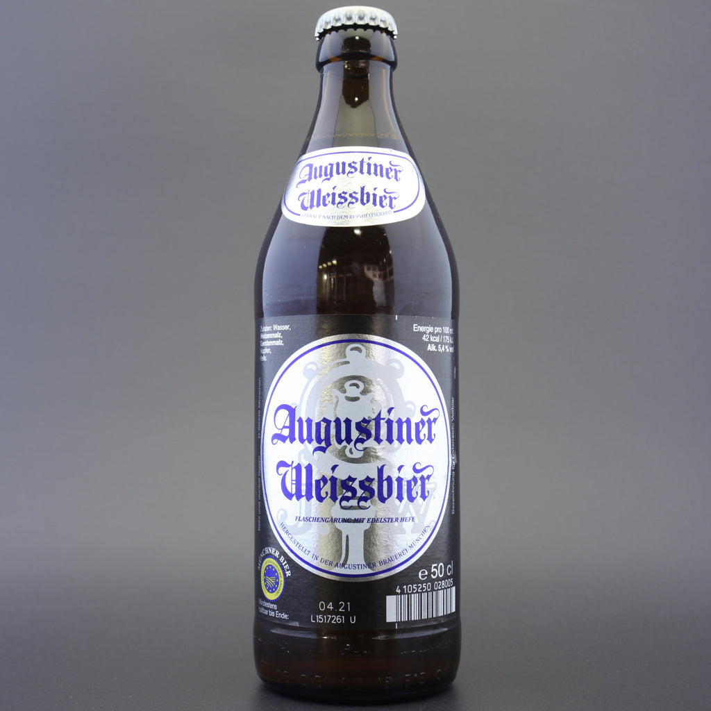 Augustiner 'Weissbier', a 5.4% craft beer from Ghost Whale.