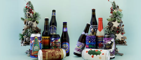 A selection of Christmas themed craft beers in bottles and cans from Ghost Whale - voted London's best craft beer shop. 