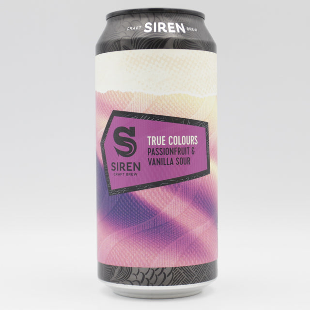 This is a can of Siren - True Colours - 5.5% (440ml). It is a Sour craft beer available to buy from Ghost Whale, voted London's best craft beer shop.