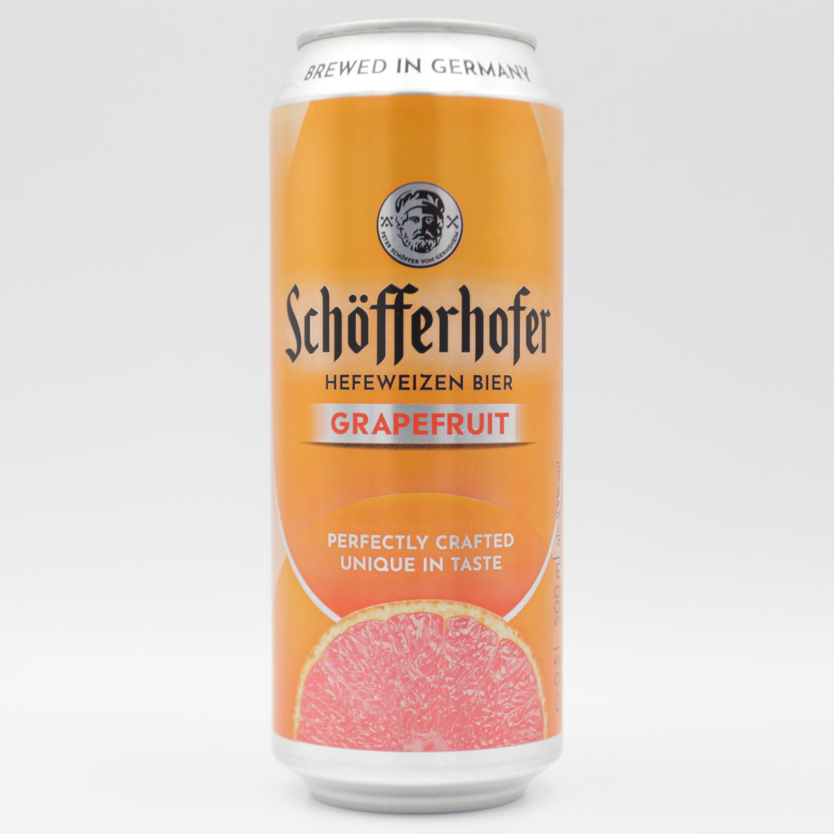 This is a can of Schöfferhofer - Grapefruit Radler - 2.5% (500ml). It is a Radler craft beer available to buy from Ghost Whale, voted London's best craft beer shop.
