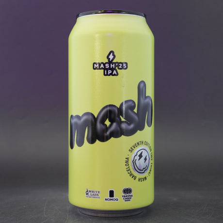This is a can of Garage Beer Co - Mash 25 - 6% (440ml). It is a IPA craft beer available to buy from Ghost Whale, voted London's best craft beer shop.
