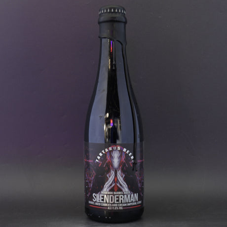 This is a bottle of Tartarus - Bourbon Barrel Aged Slenderman - 11% (375ml). It is a Imperial Stout / Porter craft beer available to buy from Ghost Whale, voted London's best craft beer shop.
