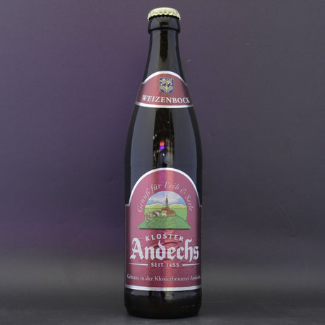 This is a bottle of Andechs - Weizenbock - 7% (500ml). It is a Wit / Wheat craft beer available to buy from Ghost Whale, voted London's best craft beer shop.