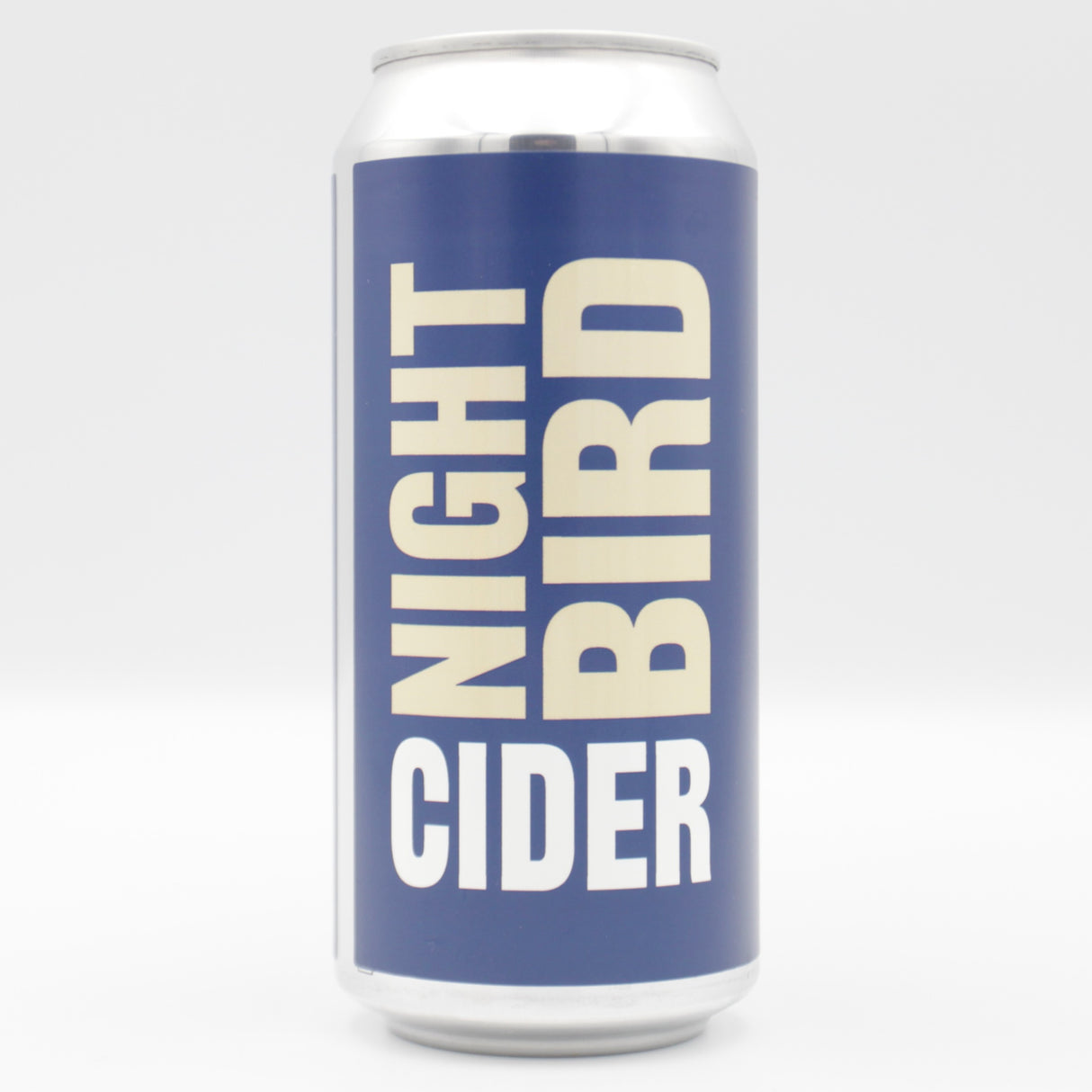 This is a can of Nightingale - Night Bird - 4.9% (440ml). It is a  craft cider available to buy from Ghost Whale, voted London's best craft beer shop.
