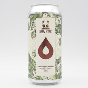 This is a can of Polly's Brew Co / Brew York - Selection Criteria - 6.9% (440ml). It is a IPA craft beer available to buy from Ghost Whale, voted London's best craft beer shop.