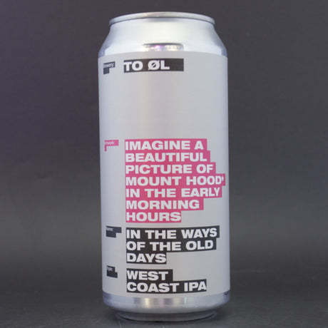 To Øl - In The Ways Of The Old - 8.2% (440ml) is a 8.2% IPA craft Beer available to buy from Ghost Whale - voted London's best craft beer shop.